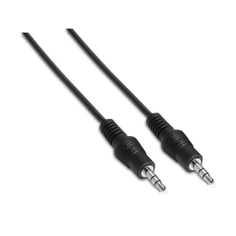 Cable Estéreo Aisens A128-0141/ Jack 3.5 Macho - Jack 3.5 Macho/ 30cm/ Negro