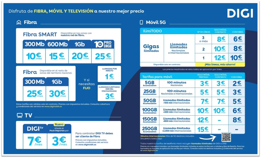 tarifas digi