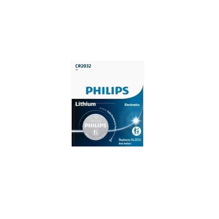 Pila Botón CR2032/01B Litio 3V Philips