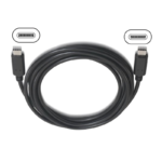Cable USB 2.0 Tipo-C Aisens A107-0056/ USB Tipo-C Macho - USB Tipo-C Macho/ 1m