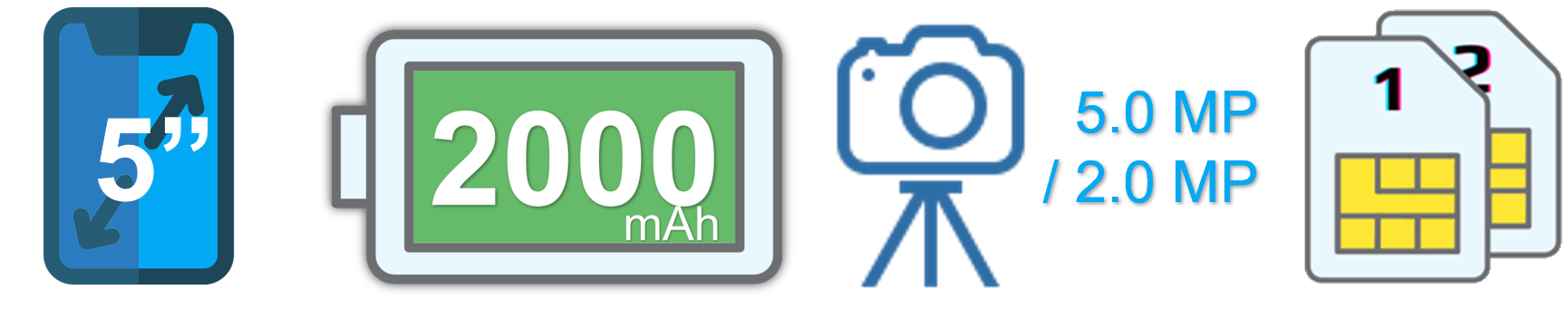 Smartphone Alcatel 1 1GB/16GB