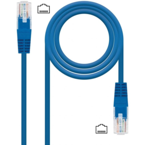 Cable de Red RJ45 UTP Nanocable 10.20.0102-BL Cat.5e/ 2m