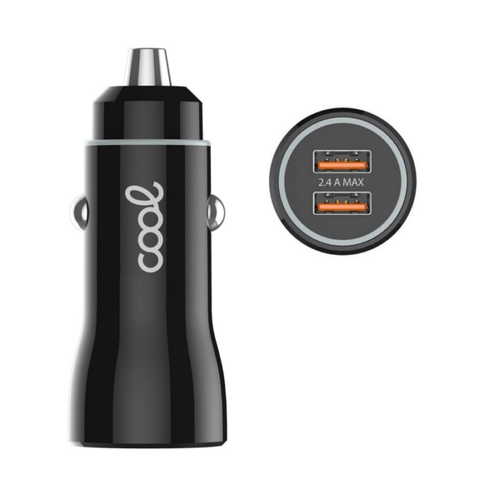 Cargador Coche Universal Doble Entrada Usb